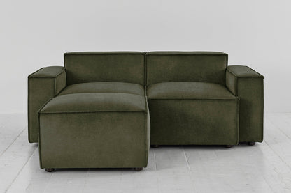 Model 03 2-Seater Left Chaise Sofa, Pine
