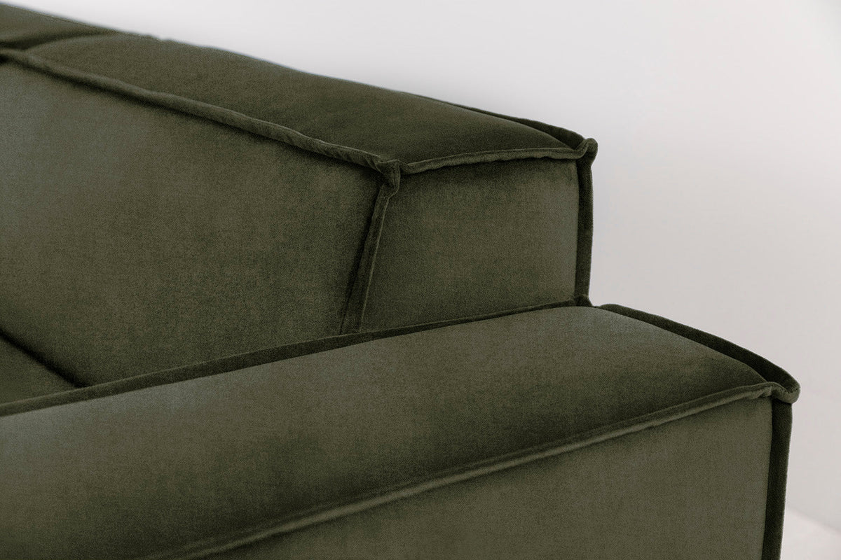 Model 03 2-Seater Left Chaise Sofa, Pine