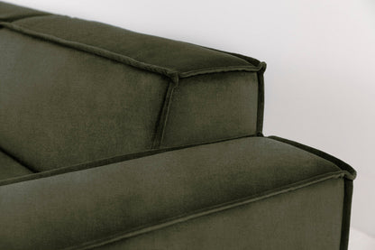 Model 03 2-Seater Left Chaise Sofa, Pine