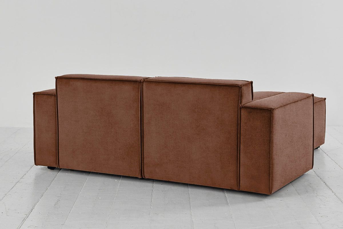 Model 03 2-Seater Left Chaise Sofa, Russet