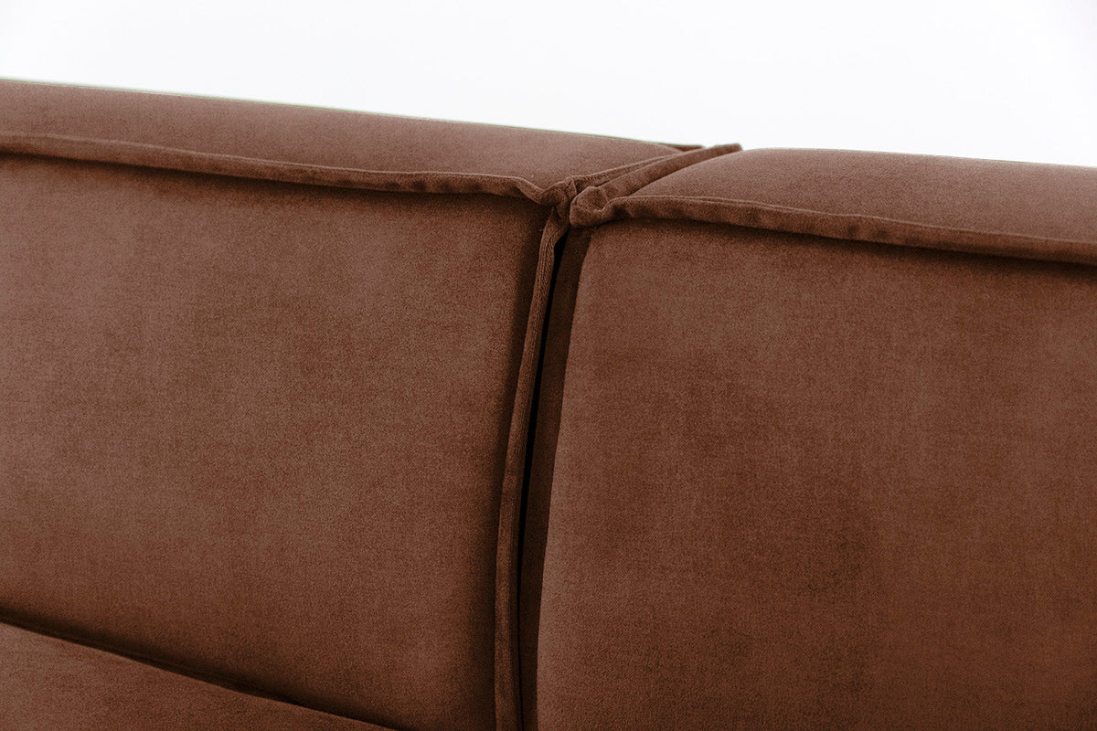 Model 03 2-Seater Left Chaise Sofa, Russet