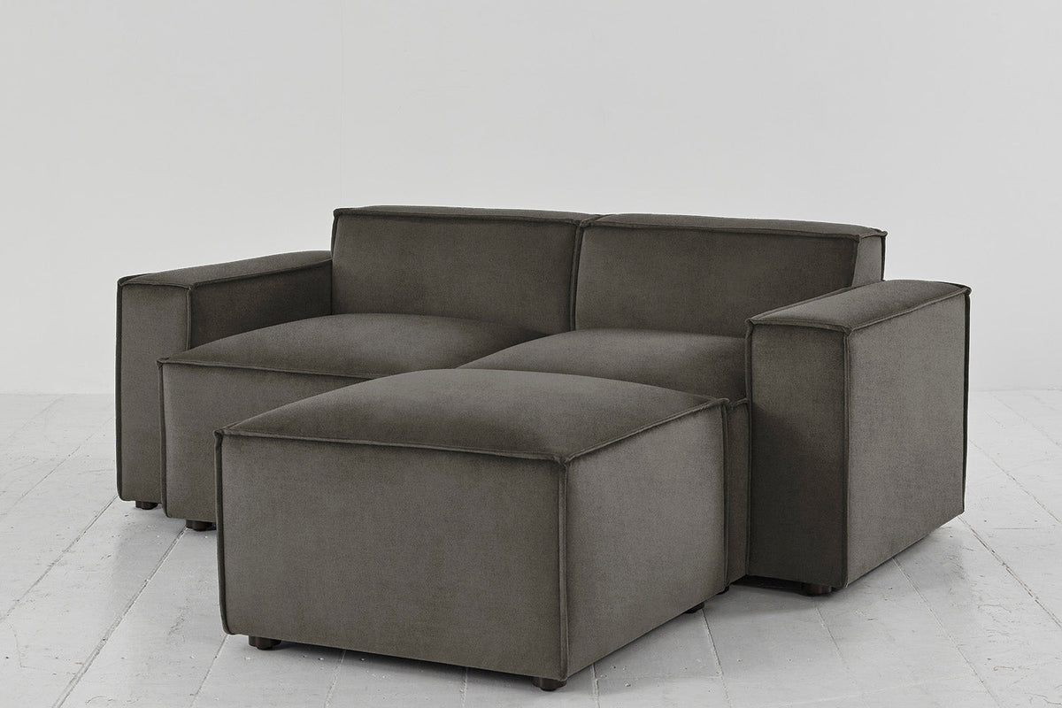 Model 03 2-Seater Right Chaise Sofa, Mink