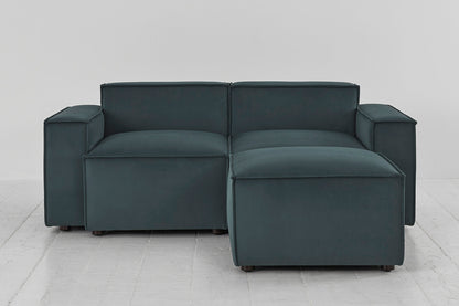 Model 03 2-Seater Right Chaise Sofa, Petrol