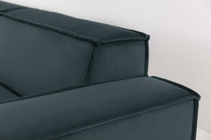 Model 03 2-Seater Right Chaise Sofa, Petrol