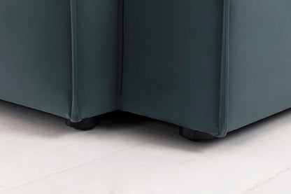 Model 03 3-Seater Left Chaise Sofa, Petrol