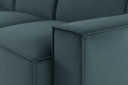 Model 03 3-Seater Left Chaise Sofa, Petrol