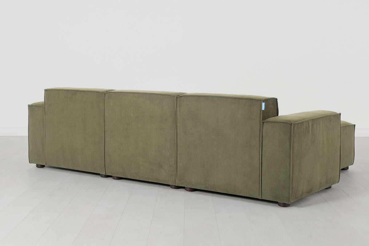 Model 03 3-Seater Right Chaise Sofa, Fennel