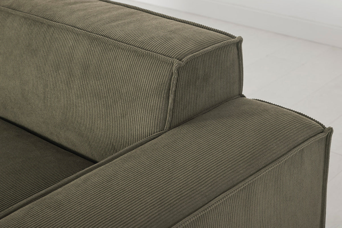 Model 03 Corner Sofa with Ottoman, Fennel