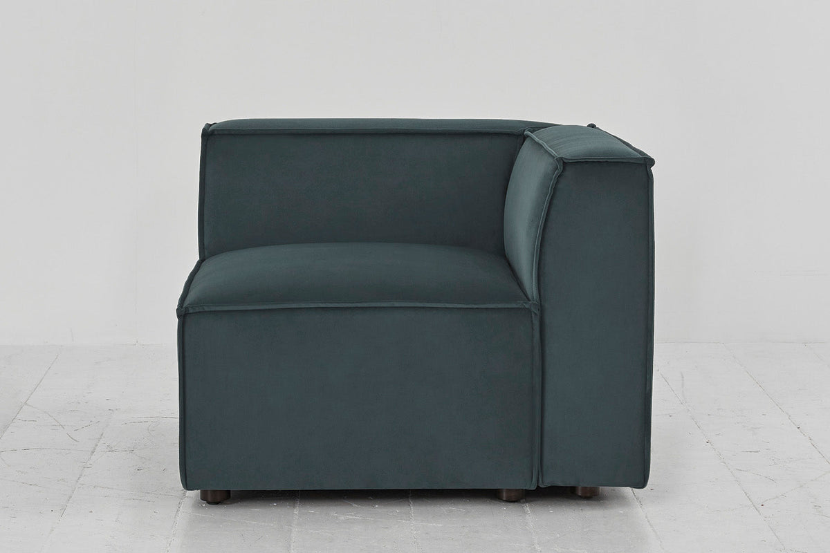 Model 03 Corner Sofa Module, Petrol