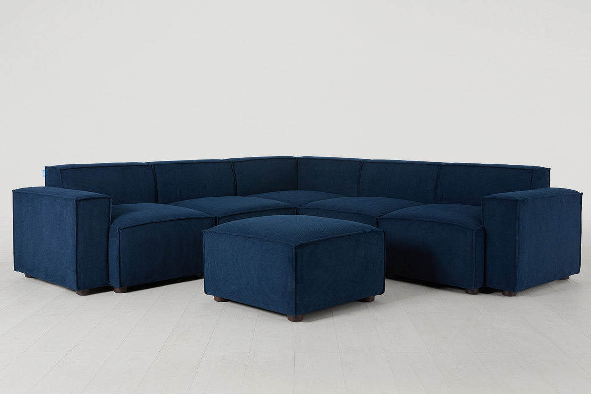 Model 03 Corner Sofa with Ottoman, Atlantic