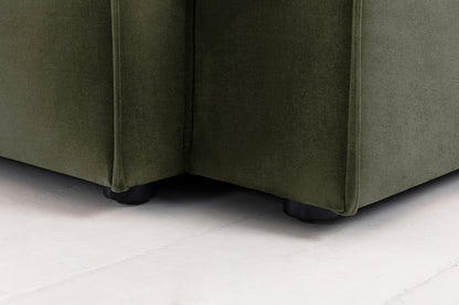 Model 03 Corner Sofa with Ottoman, Pine