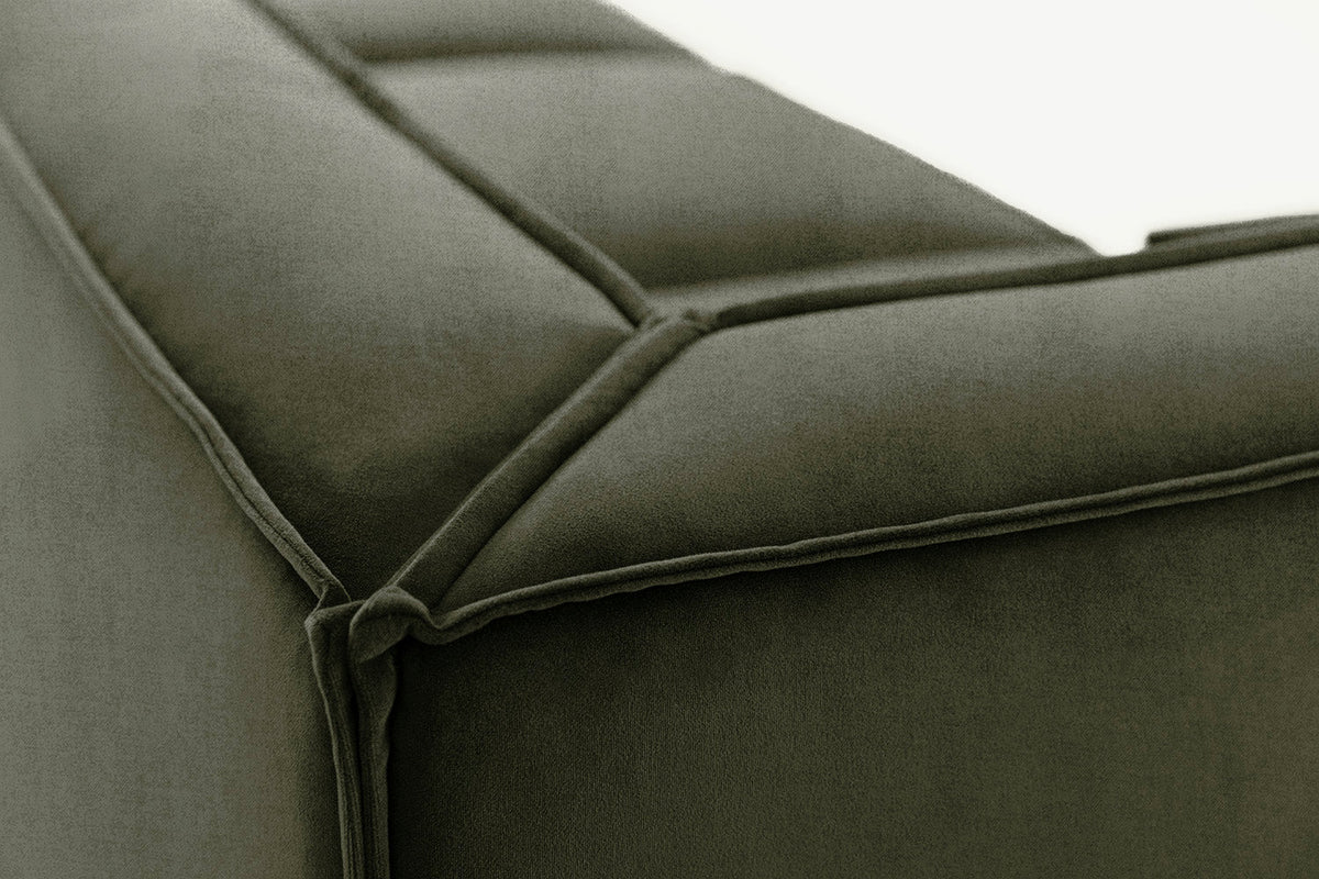Model 03 Corner Sofa with Ottoman, Pine