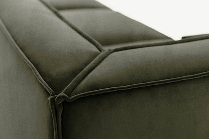 Model 03 Corner Sofa with Ottoman, Pine