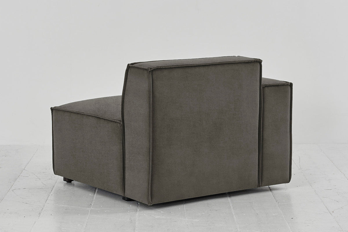 Model 03 Left Arm Sofa Module, Mink