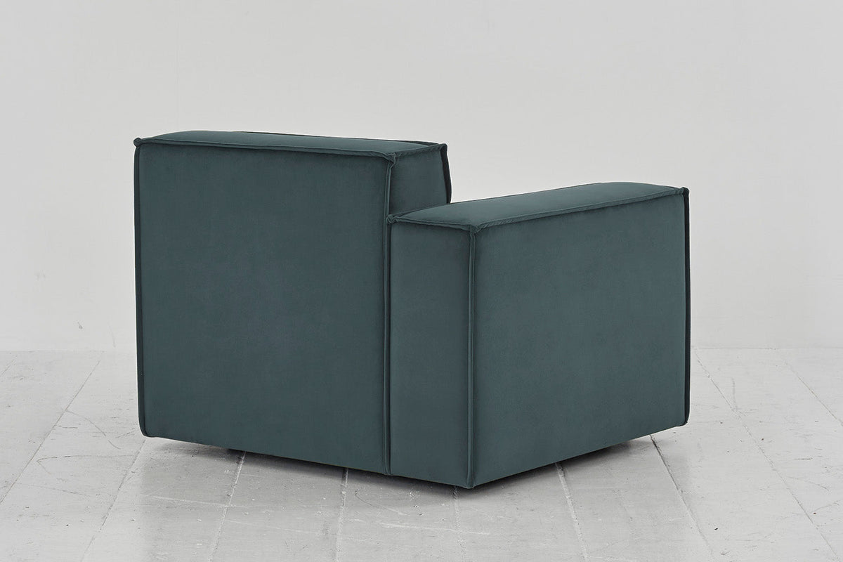 Model 03 Left Arm Sofa Module, Petrol