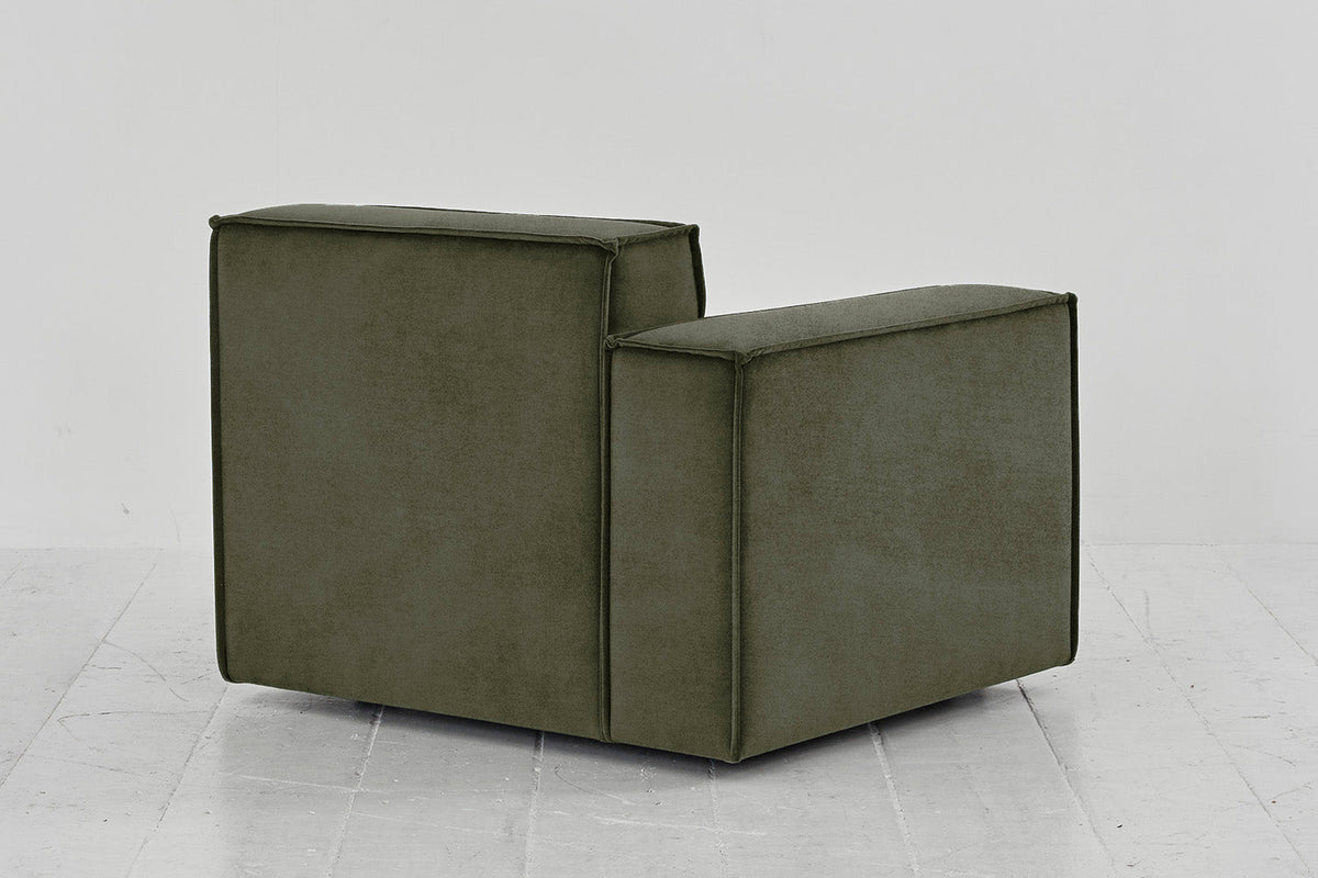 Model 03 Left Arm Sofa Module, Pine