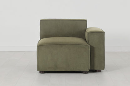 Model 03 Right Arm Sofa Module, Fennel