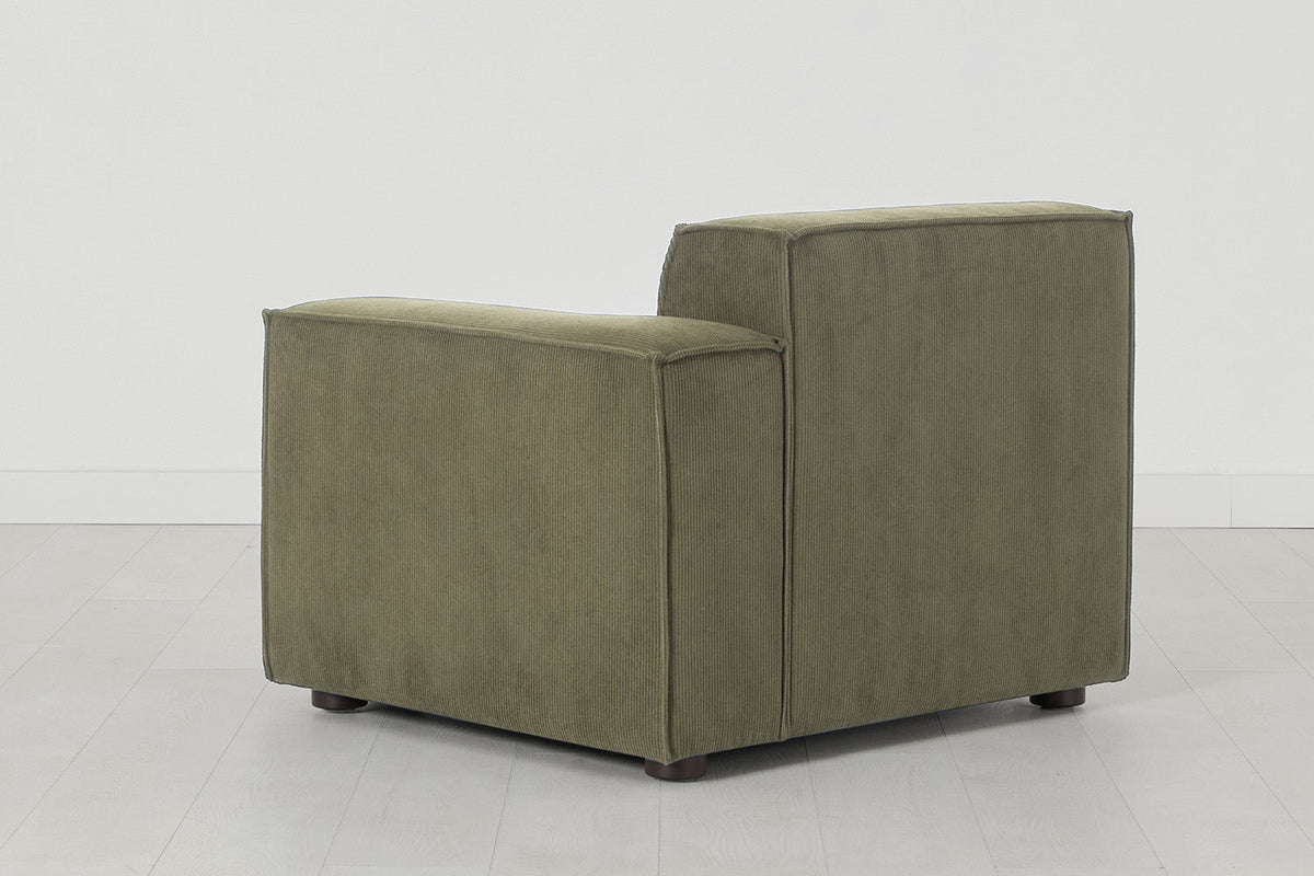 Model 03 Right Arm Sofa Module, Fennel
