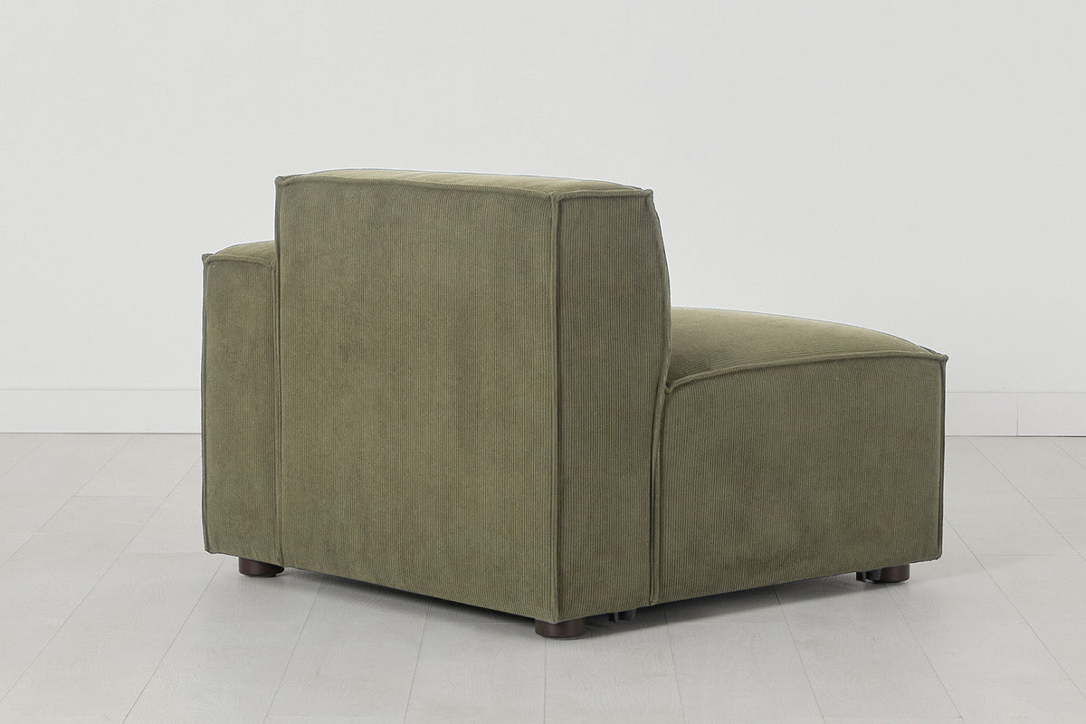Model 03 Right Arm Sofa Module, Fennel