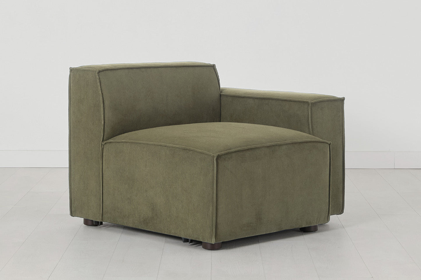 Model 03 Right Arm Sofa Module, Fennel