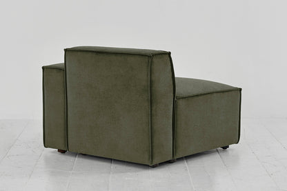 Model 03 Right Arm Sofa Module, Pine