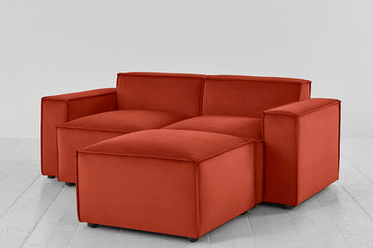 Model 03 2-Seater Right Chaise Sofa, Paprika