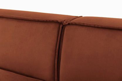 Model 03 2-Seater Right Chaise Sofa, Umber