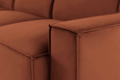 Model 03 2-Seater Right Chaise Sofa, Umber