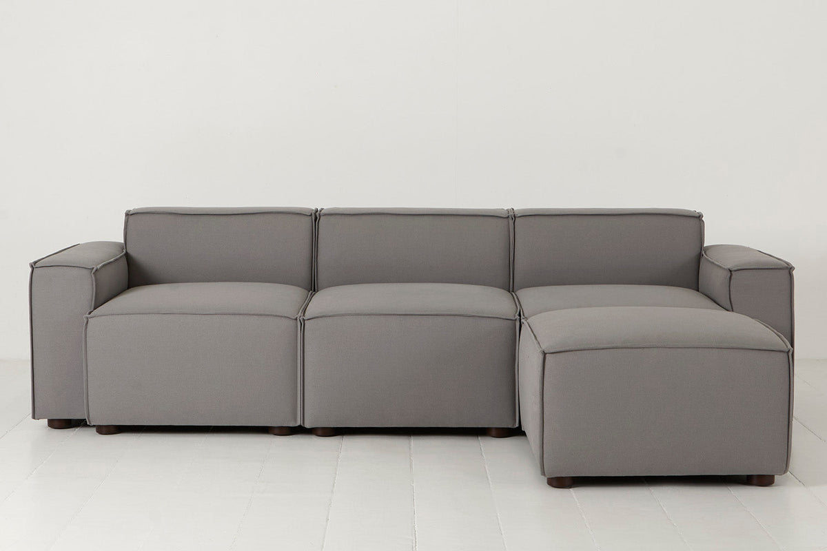 Model 03 3-Seater Right Chaise Sofa, Risso