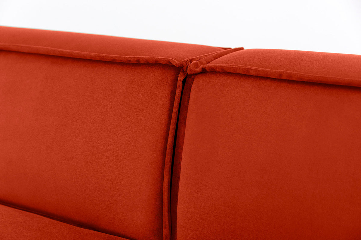 Model 03 3-Seater Left Chaise Sofa, Paprika