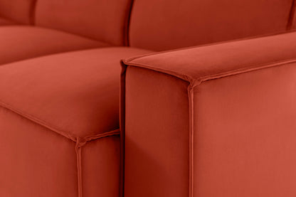 Model 03 2-Seater Left Chaise Sofa, Paprika