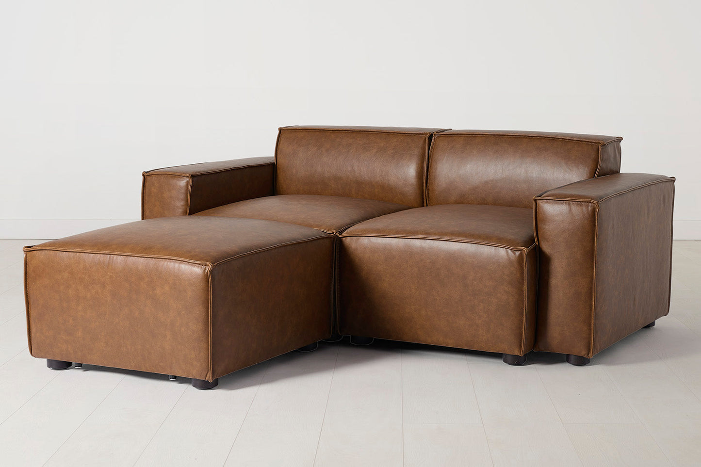Model 03 2-Seater Left Chaise Sofa, Maple