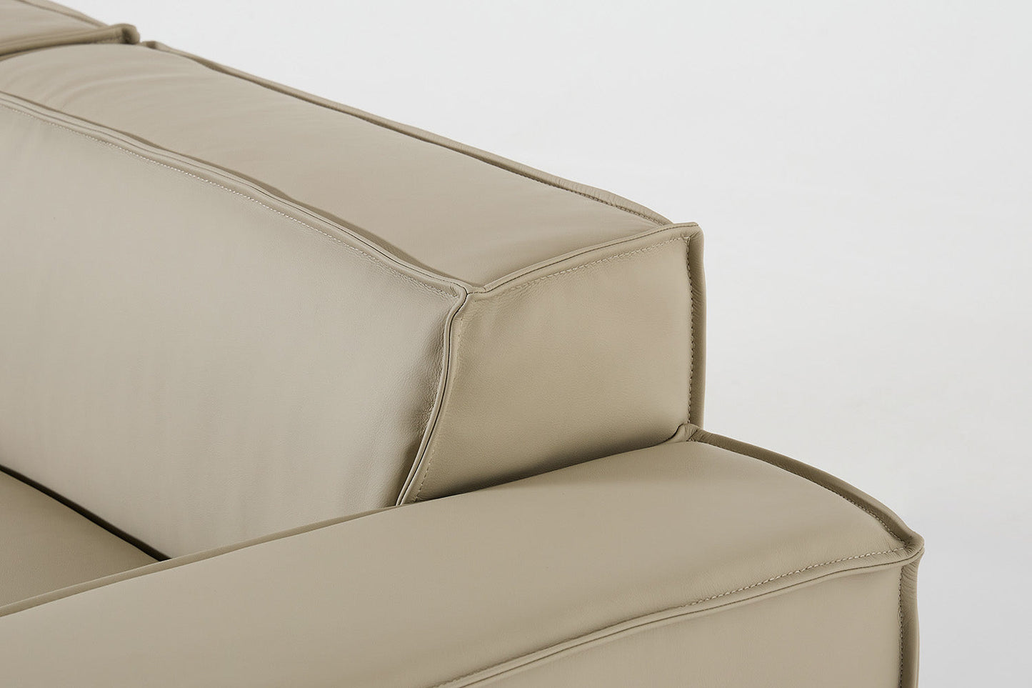 Model 03 Corner Sofa with Ottoman, Oyster