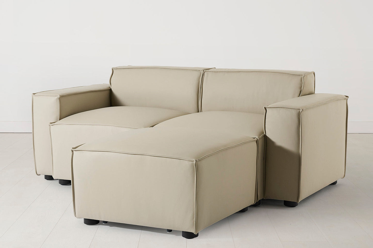 Model 03 2-Seater Right Chaise Sofa, Oyster