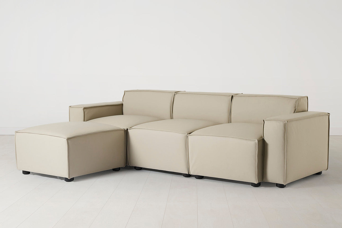 Model 03 3-Seater Left Chaise Sofa, Oyster
