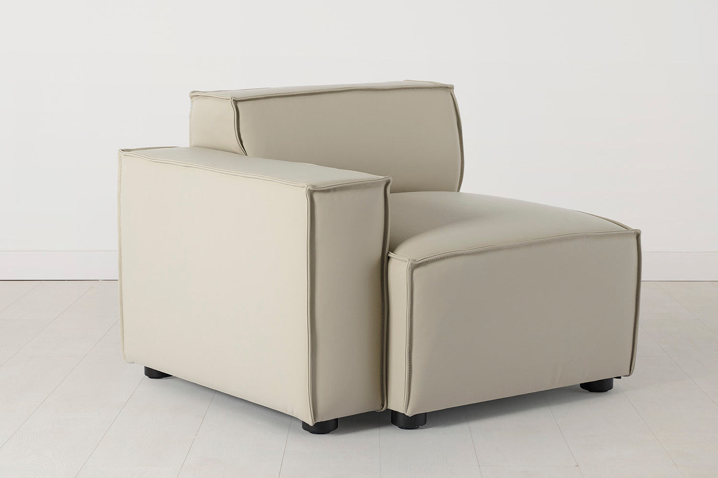 Model 03 Left Arm Sofa Module, Oyster