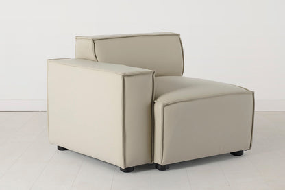 Model 03 Left Arm Sofa Module, Oyster