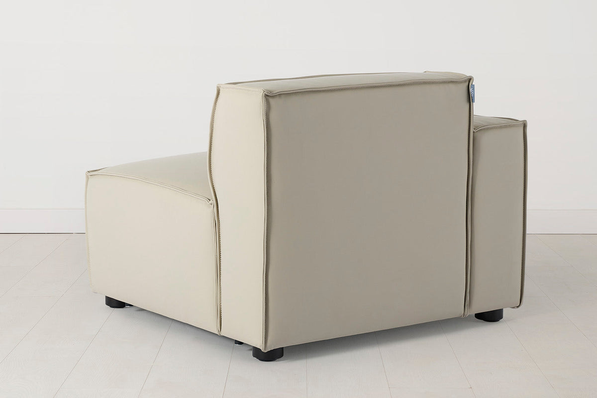 Model 03 Left Arm Sofa Module, Oyster
