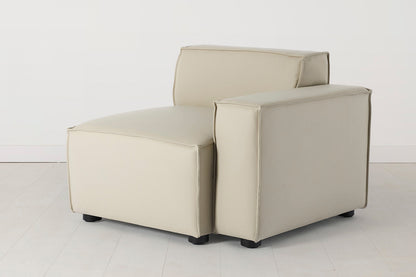 Model 03 Right Arm Sofa Module, Oyster
