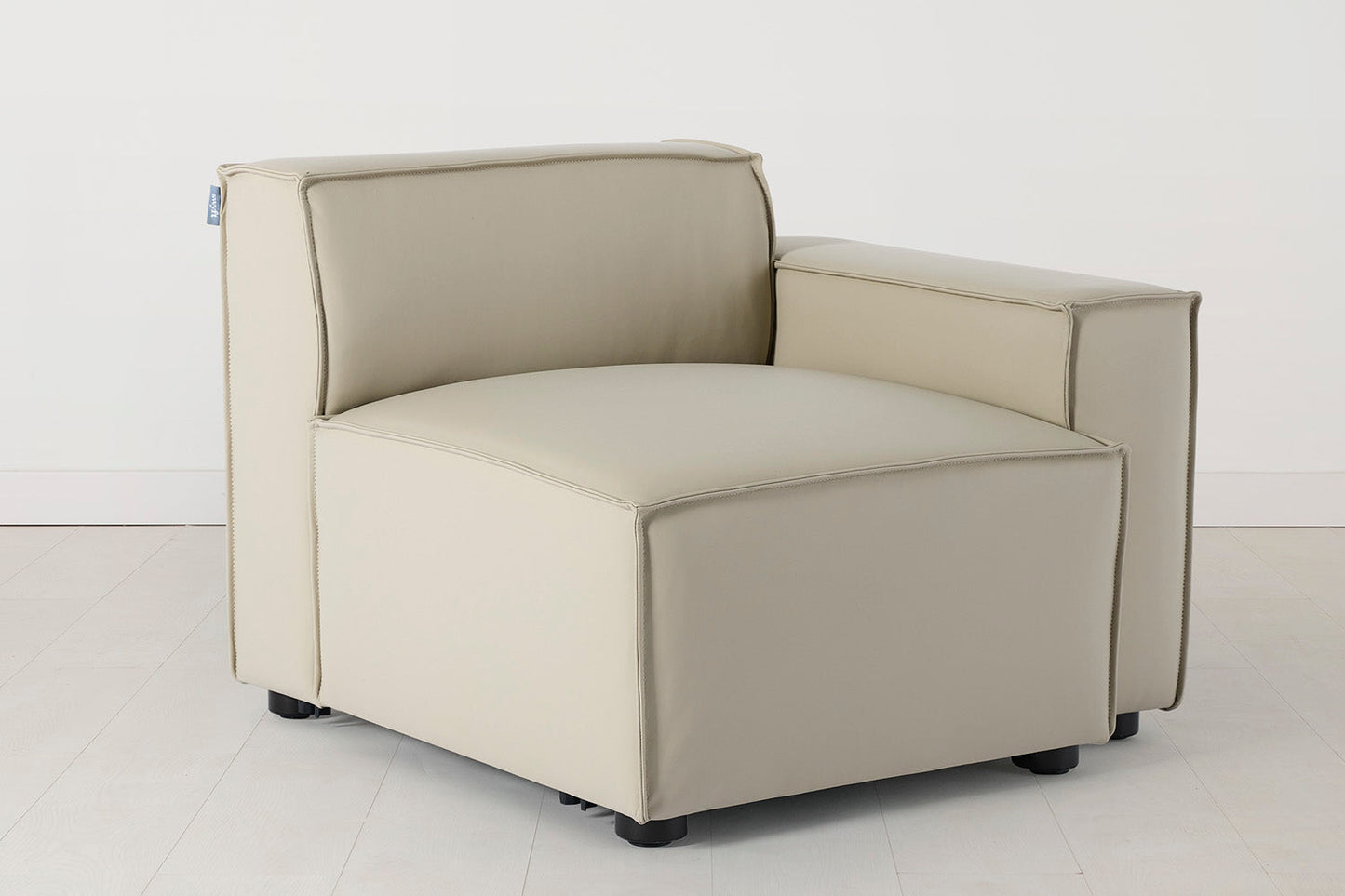 Model 03 Right Arm Sofa Module, Oyster