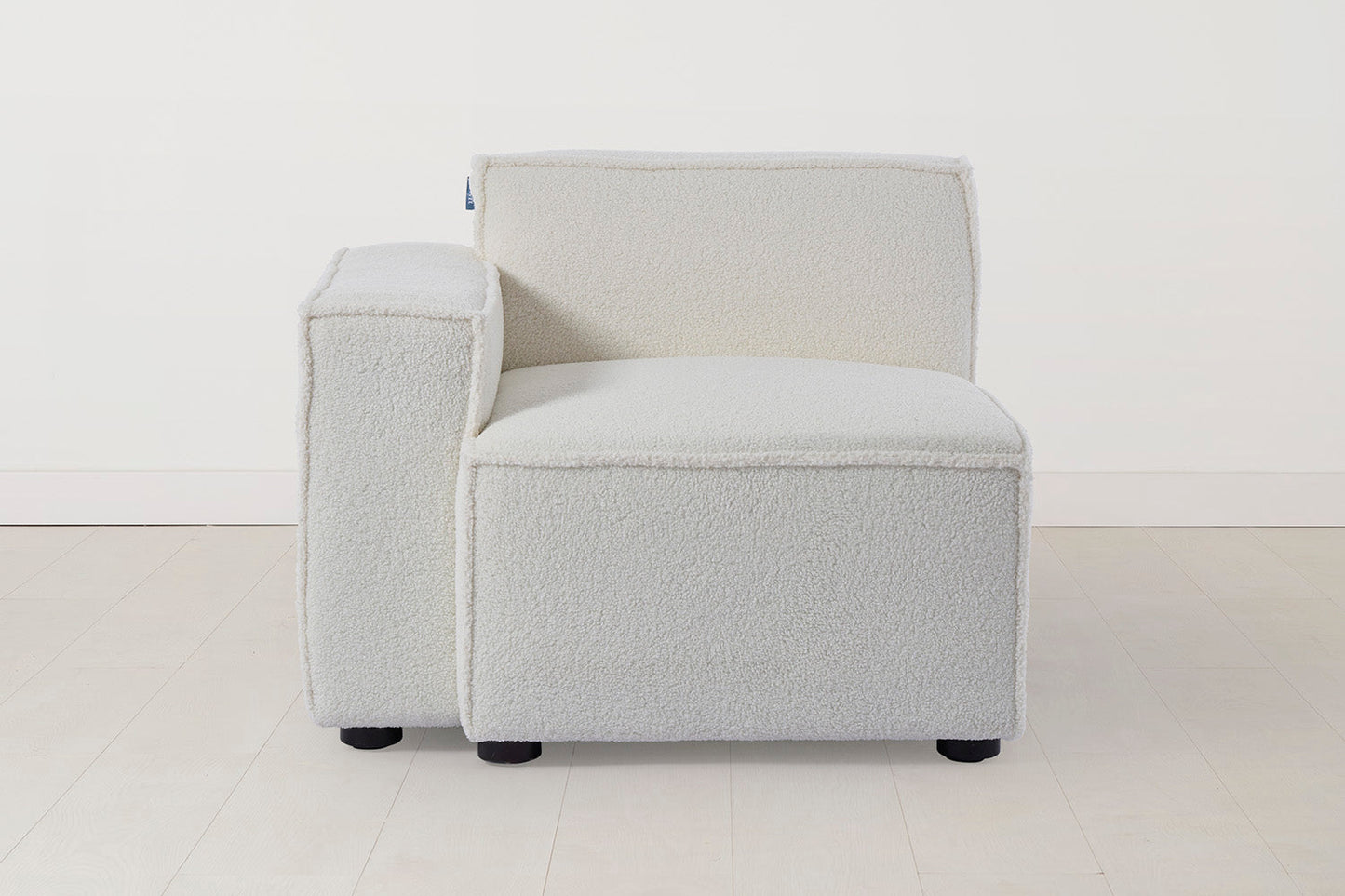 Model 03 Left Arm Sofa Module, Pearl