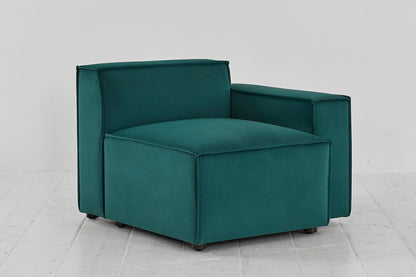 Model 03 Right Arm Sofa Module, Kingfisher