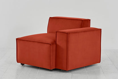 Model 03 Right Arm Sofa Module, Paprika