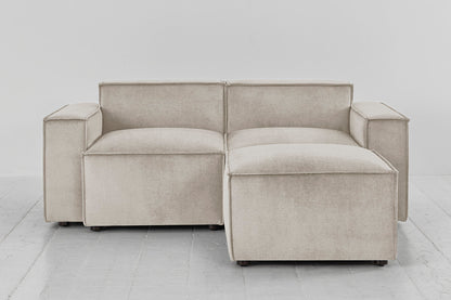 Model 03 2-Seater Right Chaise Sofa, Chalk