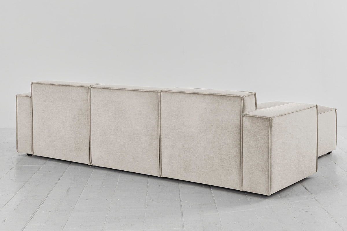 Model 03 3-Seater Left Chaise Sofa, Chalk