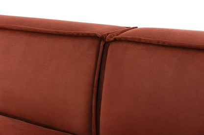 Model 03 3-Seater Sofa, Brick
