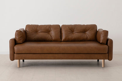 Model 04 Sofa Bed 3 Seater, Oak / Maple