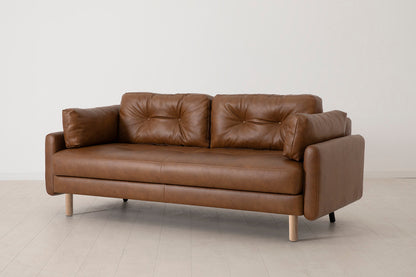 Model 04 Sofa Bed 3 Seater, Oak / Maple