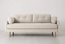 Model 04 Sofa Bed 3 Seater, Oak / Bone