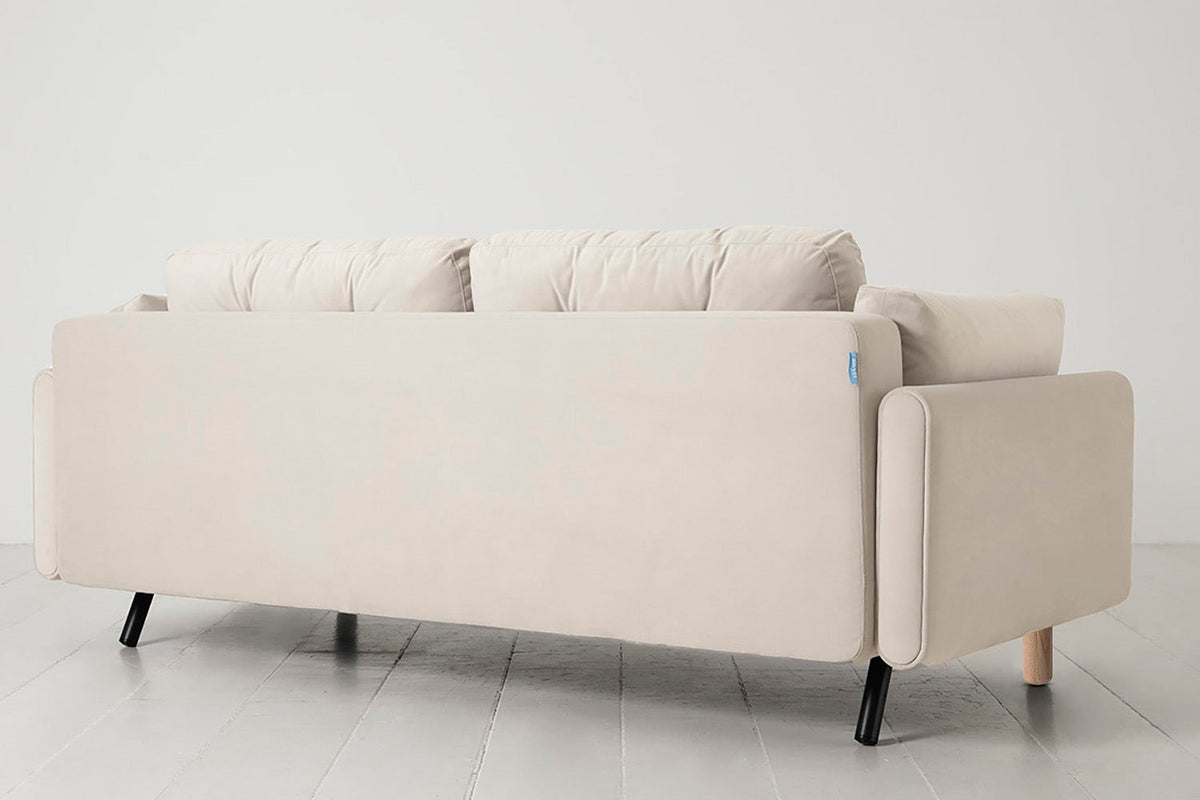 Model 04 Sofa Bed 3 Seater, Oak / Bone